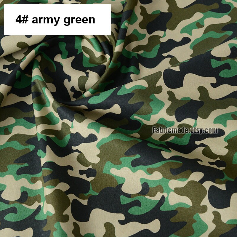 Camouflage Cotton Fabric Army Green Navy Blue Gray Pink Etsy Australia