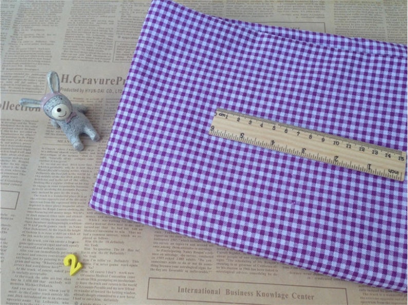 Purple Bundle Fabric/ Lilac Purple Fabric/ Purple Cotton Fabric/ Girl's Fabric Bundle Sets for 8 each 45cmX45cm image 8