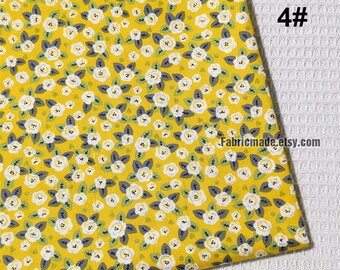 Tiny Floral Fabric Shabby Chic  Flower Spring Cotton Fabric- 1/2 Yard