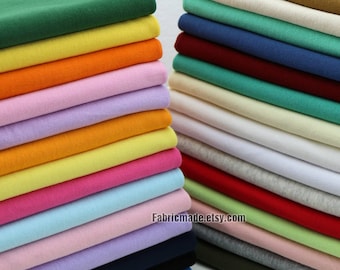 80 Colors Light Ribbing- 7.8" Length 20 x 150cm Ribbing and Binding Knit Fabric For Neckline, Cuffs, Hems