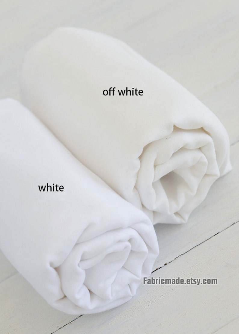 Sale Double Layers Gauze White Cotton Fabric/ Baby Bib Fabric 1/2 yard image 2
