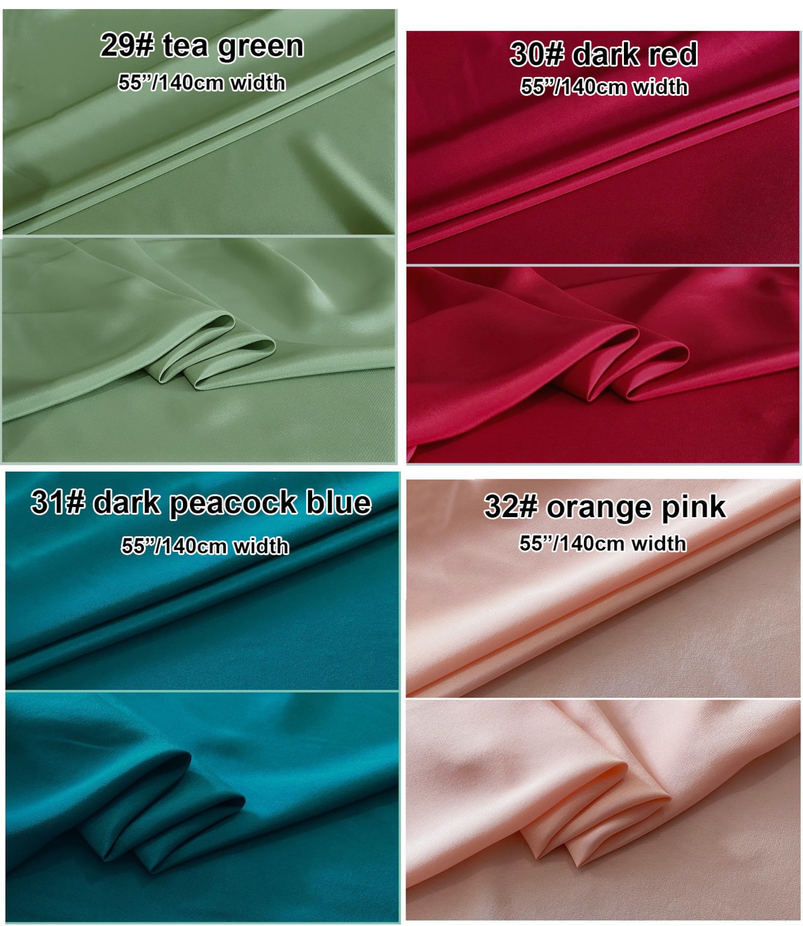 Royal Blue Silk Crepe de Chine Fabric