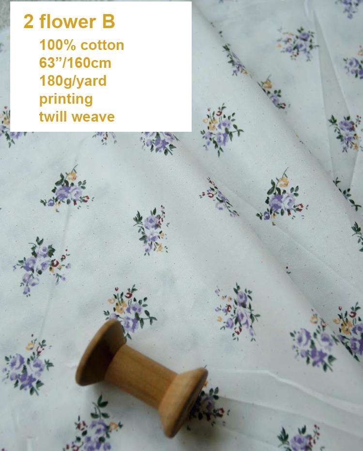Lilac Purple Floral Stripes Cotton Fabric - 1/2 Yard - Etsy