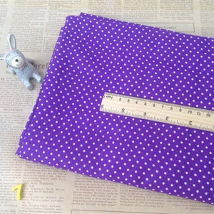 Purple Bundle Fabric/ Lilac Purple Fabric/ Purple Cotton Fabric/ Girl's Fabric Bundle Sets for 8 each 45cmX45cm image 7