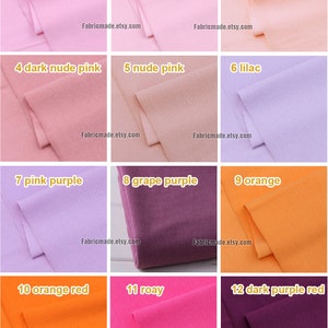 80 Colors Light Ribbing 7.8 Length 20 x 150cm Ribbing and Binding Knit Fabric For Neckline, Cuffs, Hems image 2