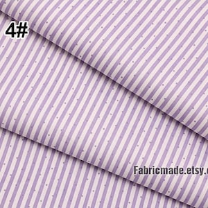 Shabby Chic Purple Floral Cotton Fabric, Lilac Flower Print, 1/2 Yard ...