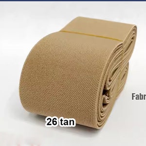 2 yards 27 colors choose 3 inches/ 75mm Elastic Band, Twill Elastic Webbing image 6