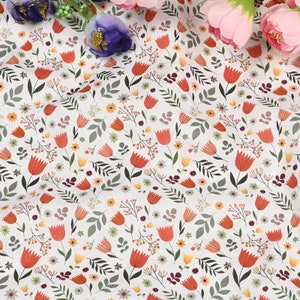 Mini Floral Cotton Fabric - 1/2 Yard