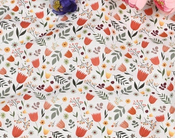 Mini Floral Cotton Fabric - 1/2 Yard