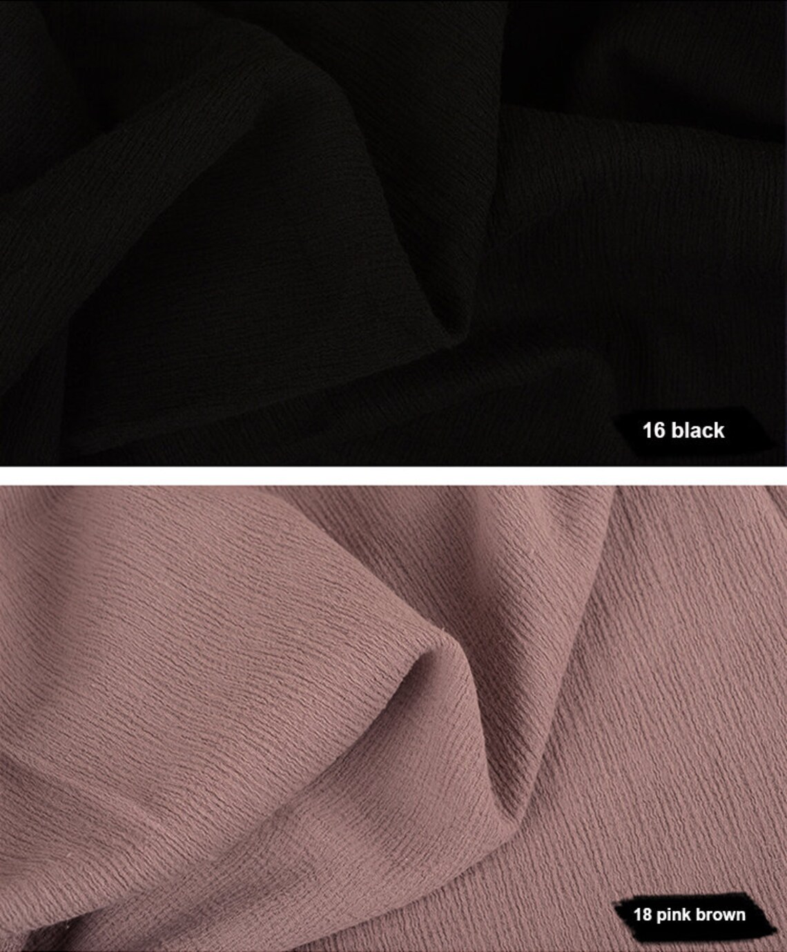 Wrinkled Linen Cotton Blend Fabric Soft For Dress Ladies Etsy