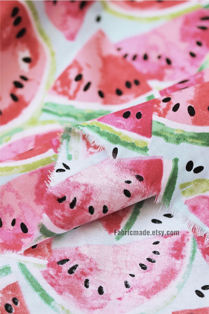 Watermelon top jersey fabric