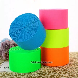 2 yards 27 colors choose 3 inches/ 75mm Elastic Band, Twill Elastic Webbing image 9