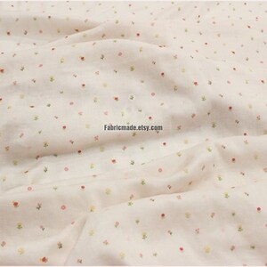 Tela Doble De Gasa De Bambú De Color Por The Yard 44.5