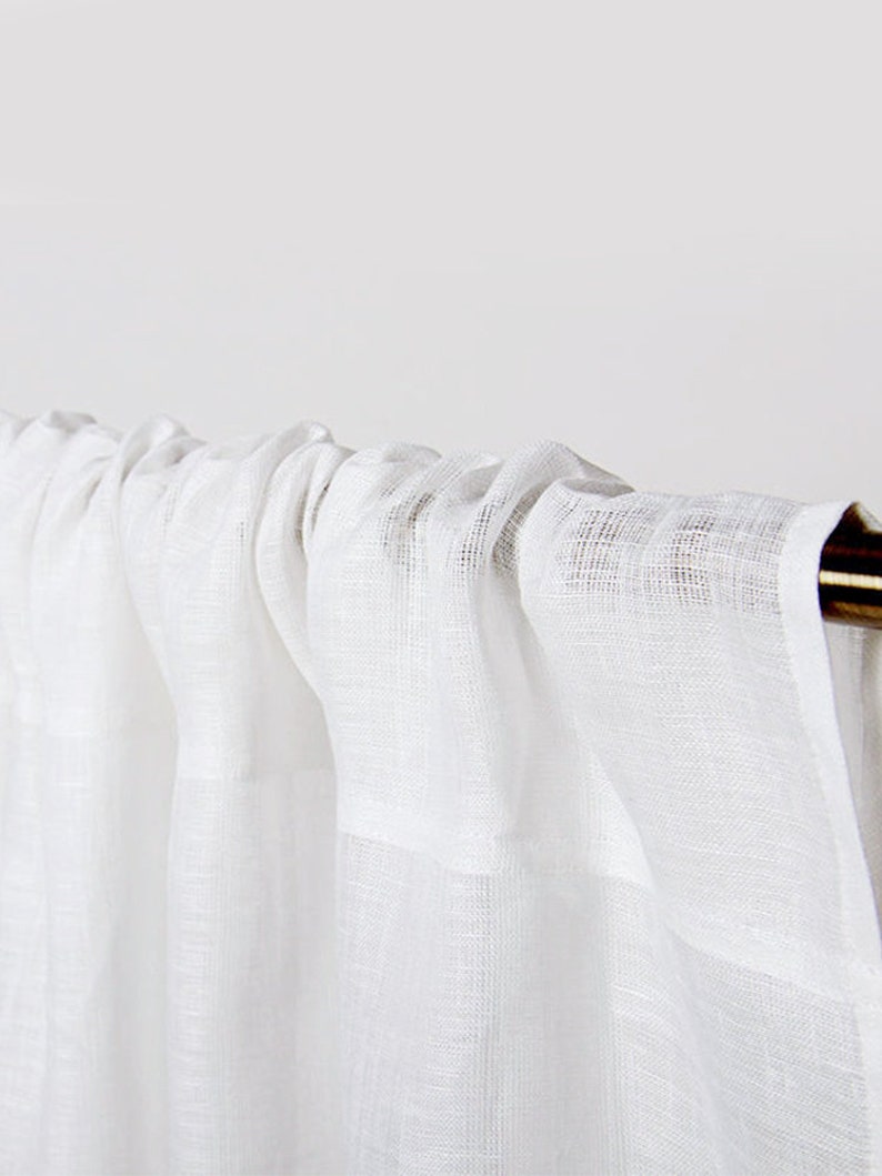 110 Extra Wide 100 Linen Gauze Fabric Pure Semi Sheer Etsy