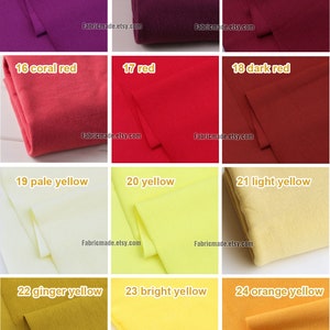 80 Colors Light Ribbing 7.8 Length 20 x 150cm Ribbing and Binding Knit Fabric For Neckline, Cuffs, Hems image 3