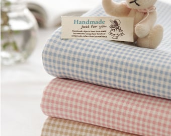 Gingham Fabric, Cotton, Checkered, Sewing, Quilting