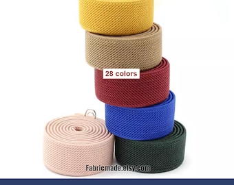 Twill-resårband - 20 mm brett, välj din färg, 5 meter
