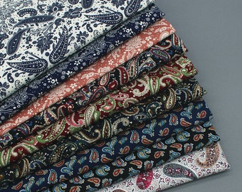 Vintage Styles Paisley Floral Cotton Collection - 1/2 Yard