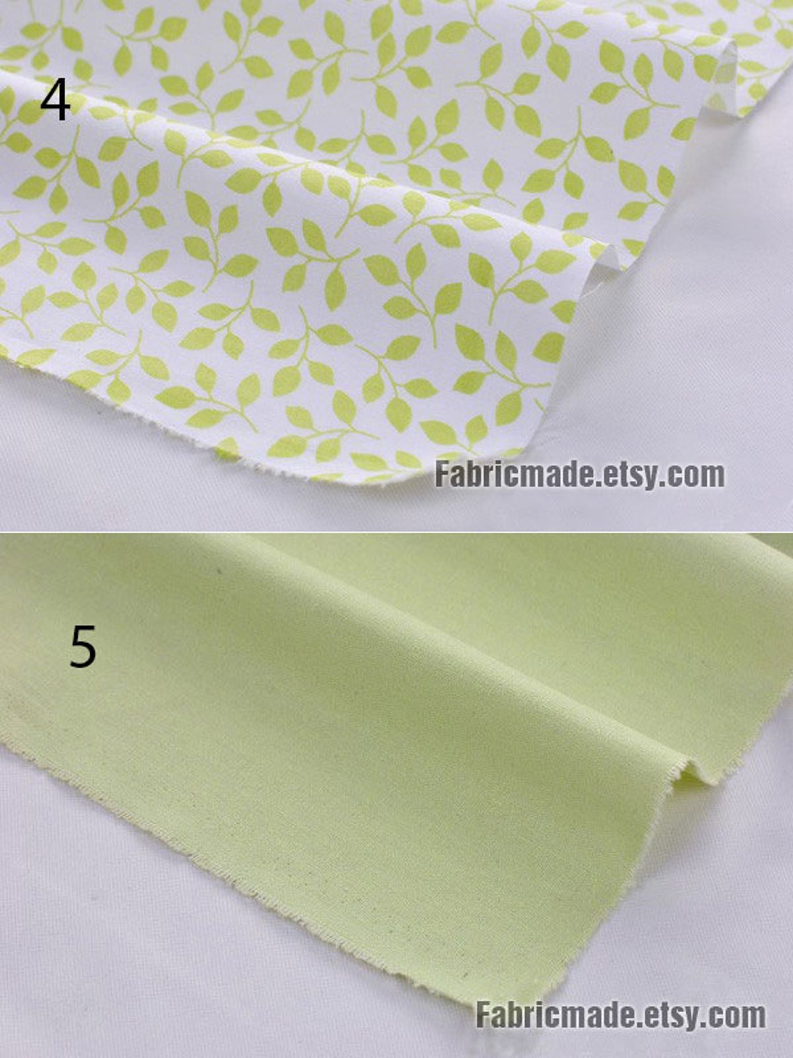 Fat Quarter Bundle / Spring Green Bundle Fabric / Quilting Etsy