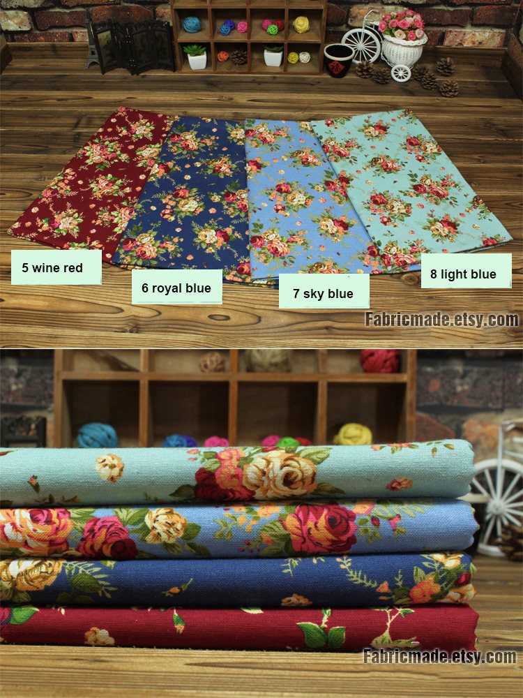 Floral Delight Cotton Fabric Set main image 1