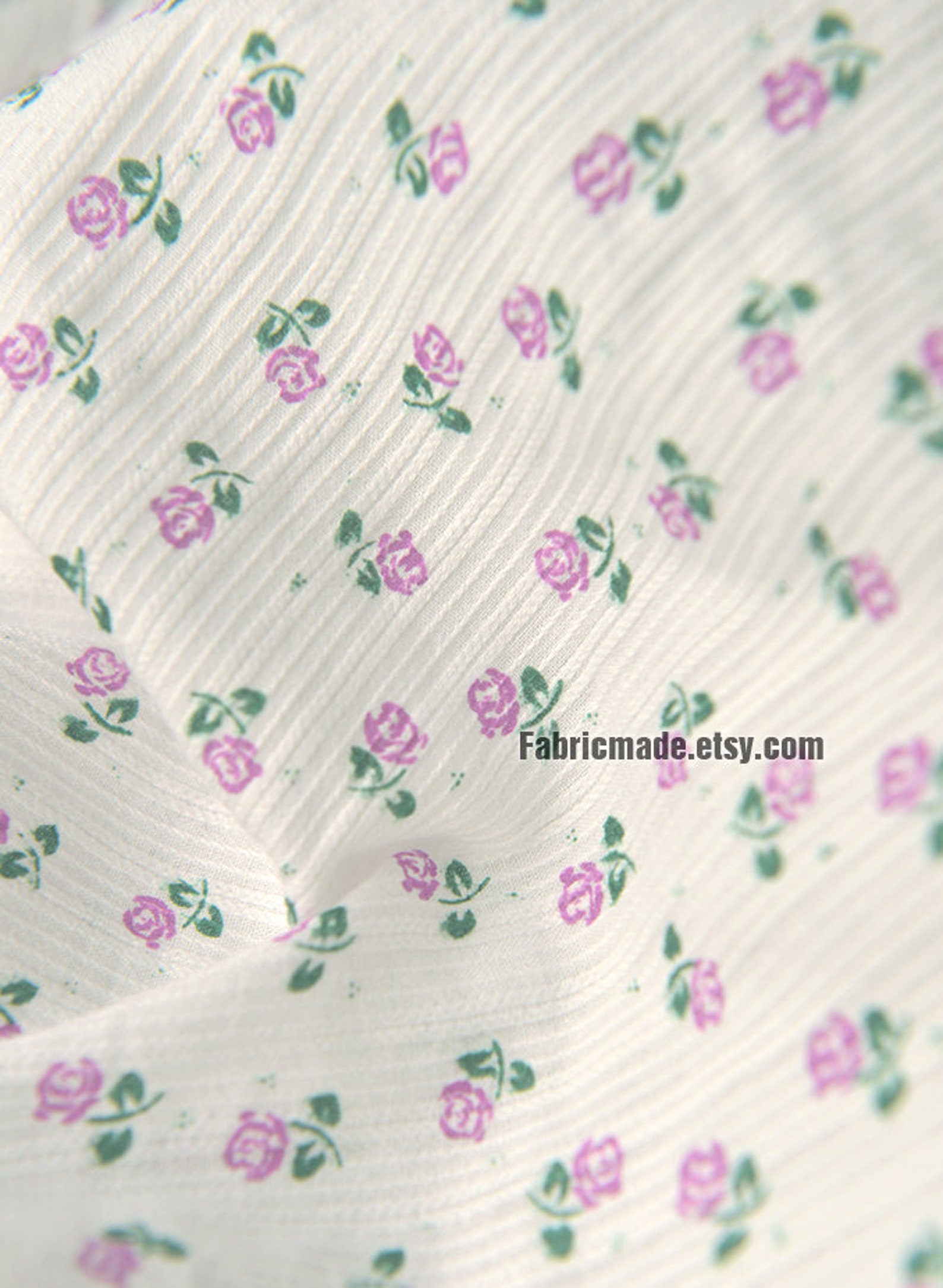 Neat Purple Pink Floral Jacquard Stripes Cotton Fabric - 1/2 Yard - Etsy