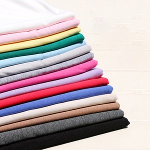 Jersey breistof, stretchjersey voor zomer-T-shirtlegging - 1/2 werf