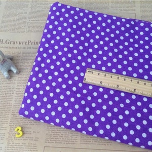 Purple Bundle Fabric/ Lilac Purple Fabric/ Purple Cotton Fabric/ Girl's Fabric Bundle Sets for 8 each 45cmX45cm image 3