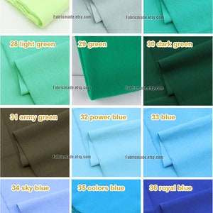 80 Colors Light Ribbing 7.8 Length 20 x 150cm Ribbing and Binding Knit Fabric For Neckline, Cuffs, Hems image 4