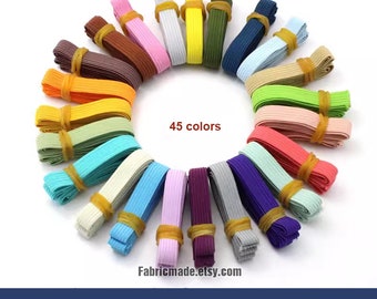 6 yards 45 couleurs au choix - Bande élastique 9 mm, Corde élastique, Élastique à coudre coloré, Accessoires de vêtement