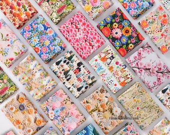 Vivid Animal & Floral Cotton Fabric Shabby Chic 3D Styles Flower Cotton - 1/2 Yard