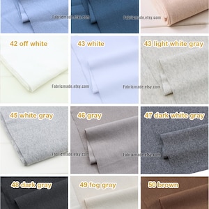 80 Colors Light Ribbing 7.8 Length 20 x 150cm Ribbing and Binding Knit Fabric For Neckline, Cuffs, Hems image 5