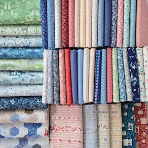 52 stili - Piccolo cotone floreale per patchwork artigianale cucito - 1/2 iarda