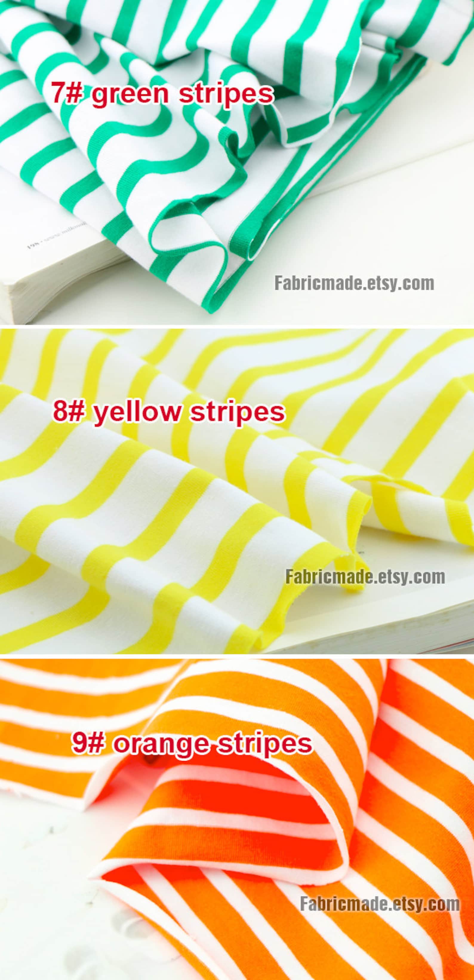 Stripes Knit Cotton Fabric Baby Kids Clothing Quilting Jersey - Etsy Israel