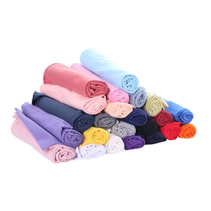 Stretch Knitting Cotton Fabric Jersey Knit Fabric 20 Colors- 1/2 yards