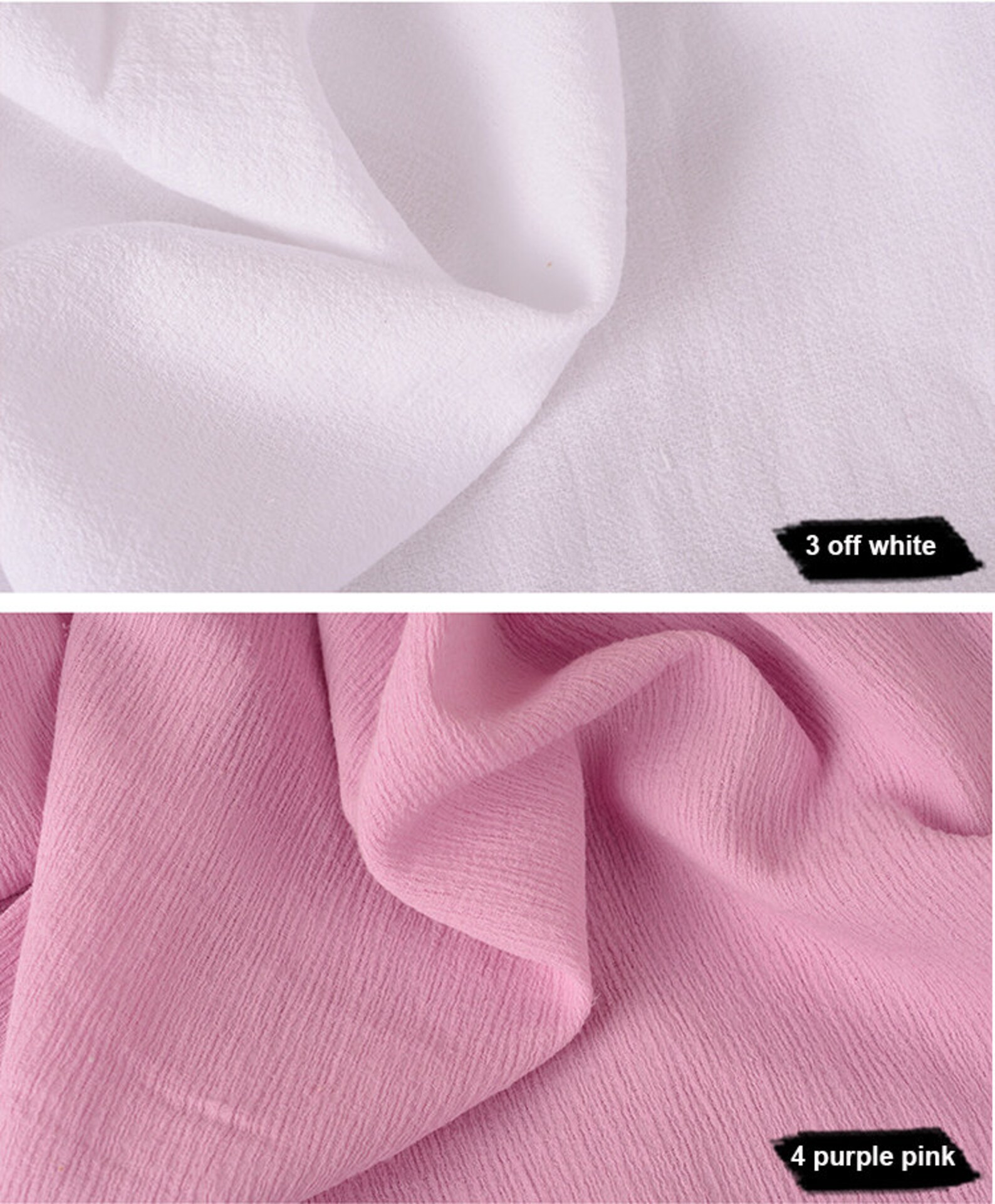 Wrinkled Linen Cotton Blend Fabric Soft For Dress Ladies Etsy