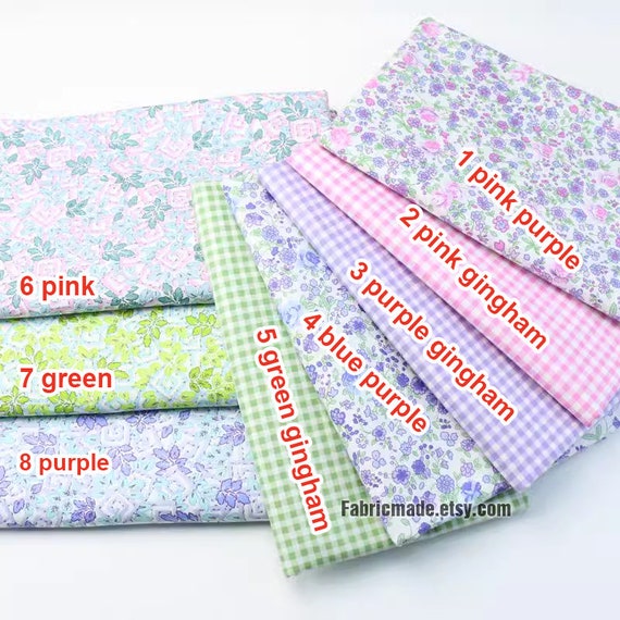 Tessuto In Chiffon Di Cotone Ricamato A Righe Bianche Floreali
