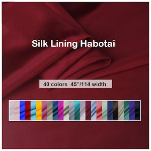 Sales 37 Colors- Solid 100% Silk Habotai China Silk fabric - 19.6&quot;/50