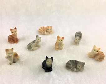 Cat for the dollhouse, the dollhouse, Dollhouse Miniatures, cribs, miniatures, model making