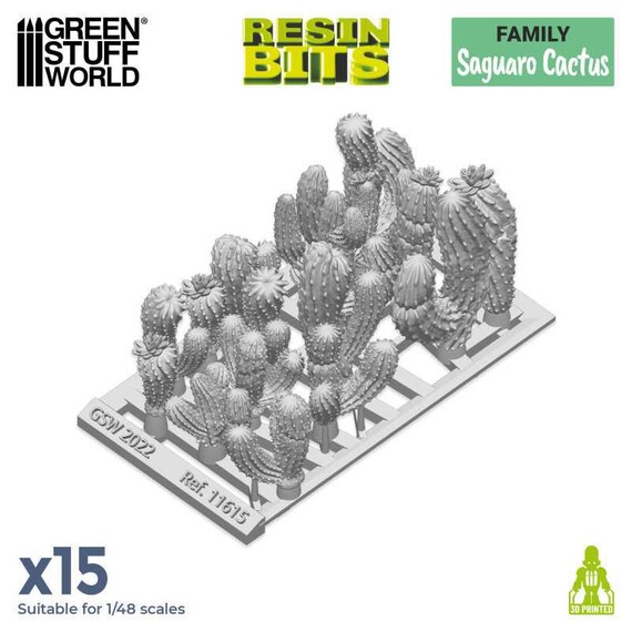 3D-Druckset - Saguaro Kakteen aus Harz fr den Modellbau, Miniaturen,  Puppenhaus, Puppenstube - Etsy Schweiz