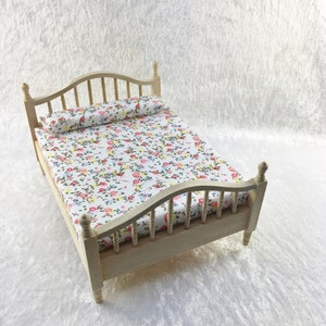 Doppelbett, Ehebett für die Puppenstube