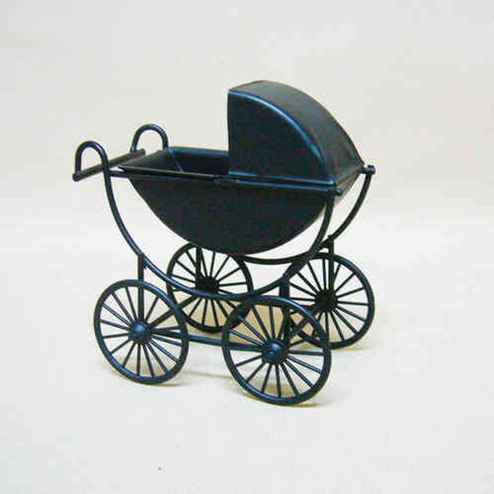 Pram for the Dollhouse the Dollhouse Dollhouse Miniatures Etsy