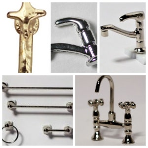 Faucet, for the dollhouse, the dollhouse, dollhouse miniatures, cribs, miniatures, model making