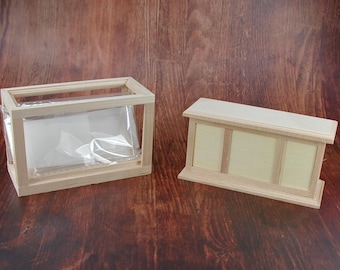 Our 1:12 scale sales counters are the perfect addition to your dollhouse decorations, in shops, and miniature stores!
