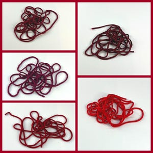 Bunka ,  Bourdeux, Burgund, Ziegelrot, Rot, Dunkelrot,  Kayo für die Miniatur Handarbeit
