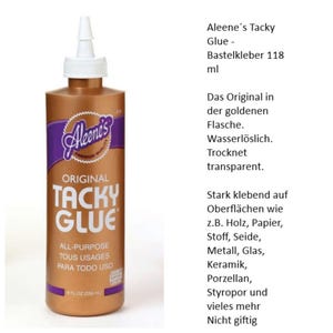Kleber von Alleenes Tacky Glue in verschiedenen Arten und Sorten