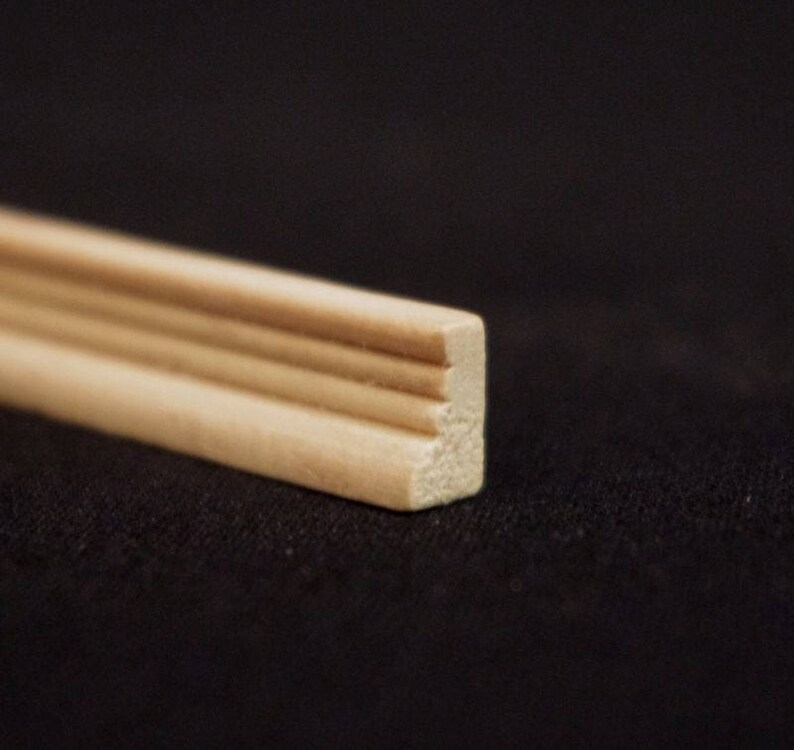 Strip 20 x 0.9 cm for the crib Ullis dollhouse for model making natural wood untreated for the dollhouse wooden strip