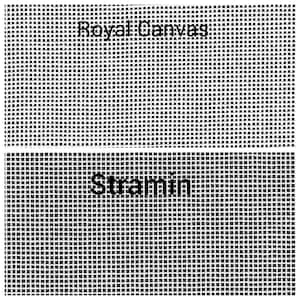 Stramin、Royalm タペストリー、ゴブラン織りの刺繍用、ドールハウス、ミニチュア、模型製作用のカーペットの結び目用キャンバス