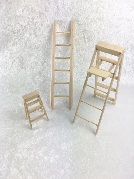 AIDS in beroep gaan Hong Kong Kleine ladder ladder met treeplank houten ladder - Etsy België
