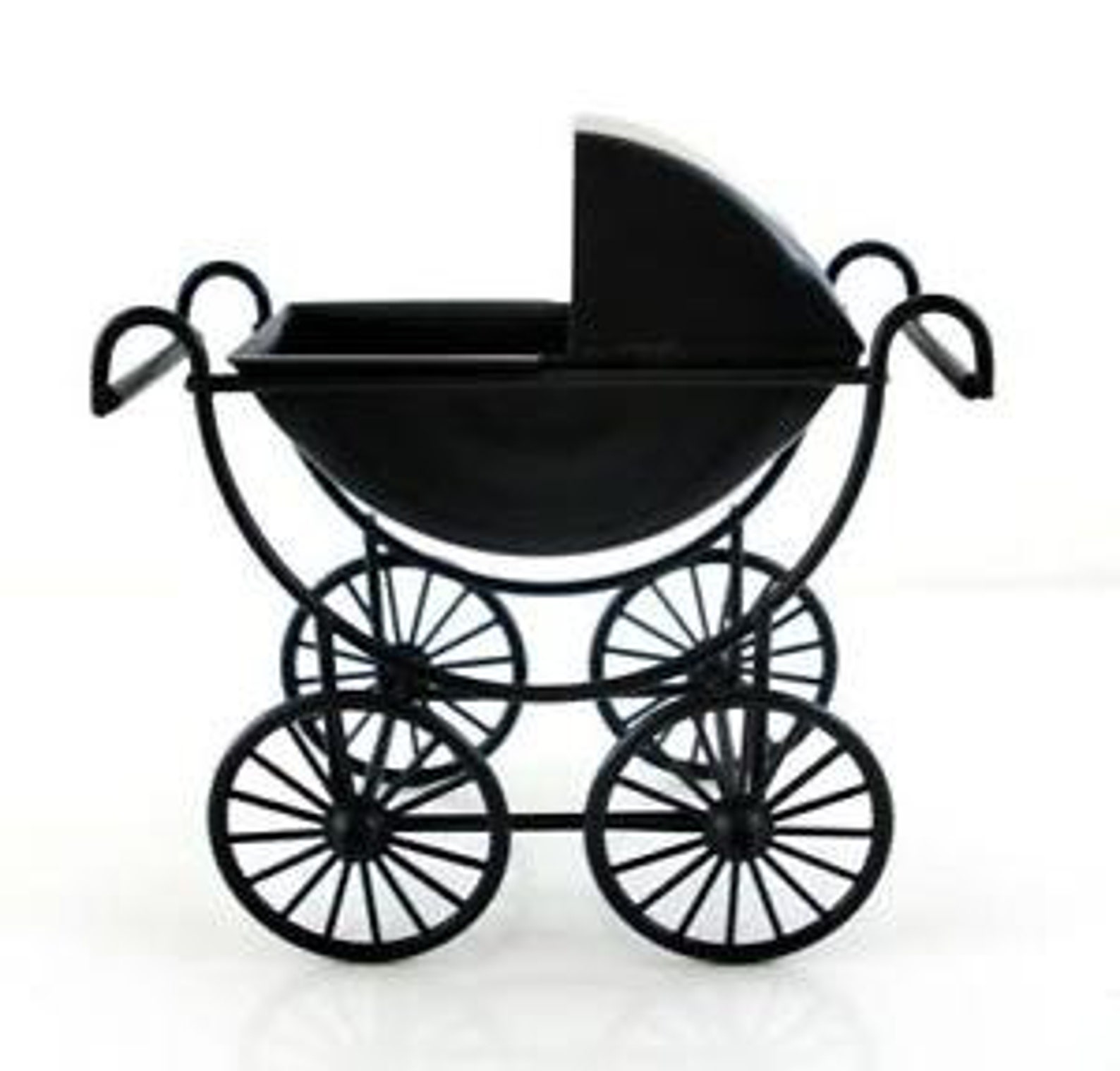 Pram for the Dollhouse the Dollhouse Dollhouse Miniatures Etsy