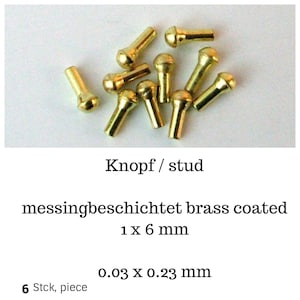 Verschiedene Knöpfe für Schubladen, Türen  für die Puppenstube